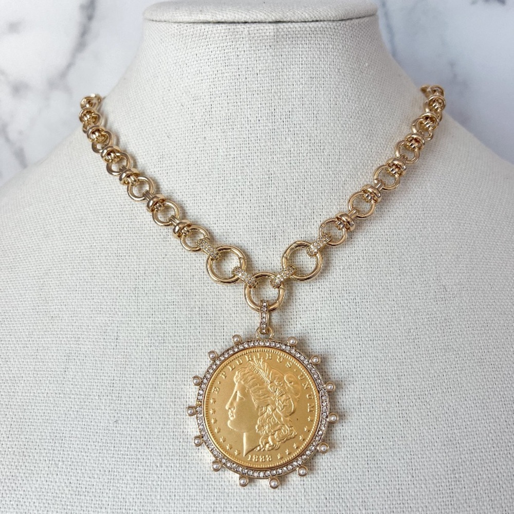 Vintage Coin Necklace